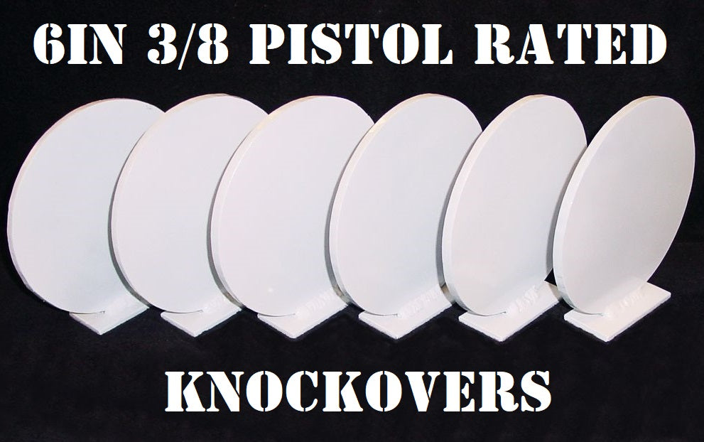 Steel Knockover Pistol Target