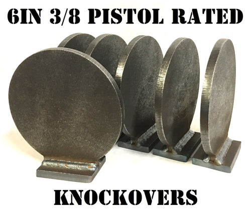 Steel Knockover Pistol Target