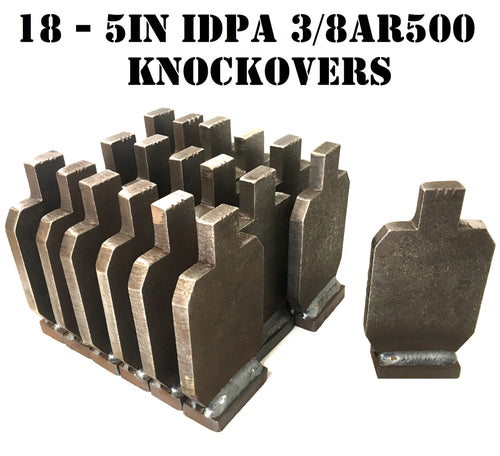 AR500 Steel IDPA Knockover Target