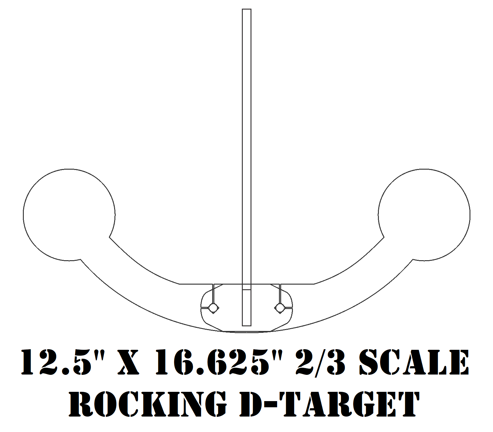 Magnum Target AR500 Steel Shooting Plate - 10x12 Inch 3/8" Thick - Handles Pistols & High-Power Rifles