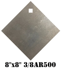 Load image into Gallery viewer, 8&quot; x 3/8&quot; AR500 Cowboy Action CAS Diamond - Suit / Playing Card Steel Shooting Target (SUIT8AR500-1PC-DIAMOND)
