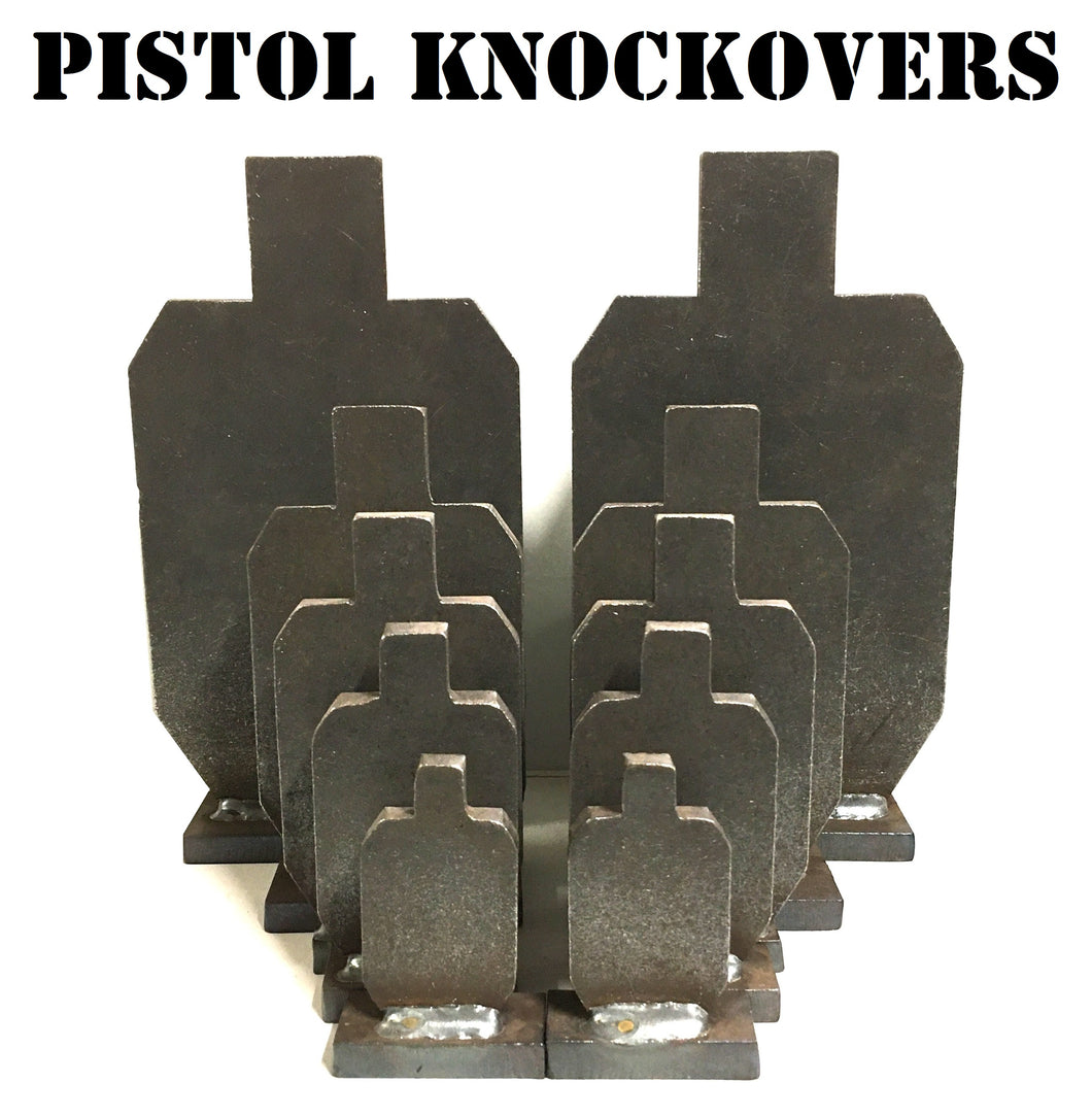 Steel IDPA Knockover Pistol Target