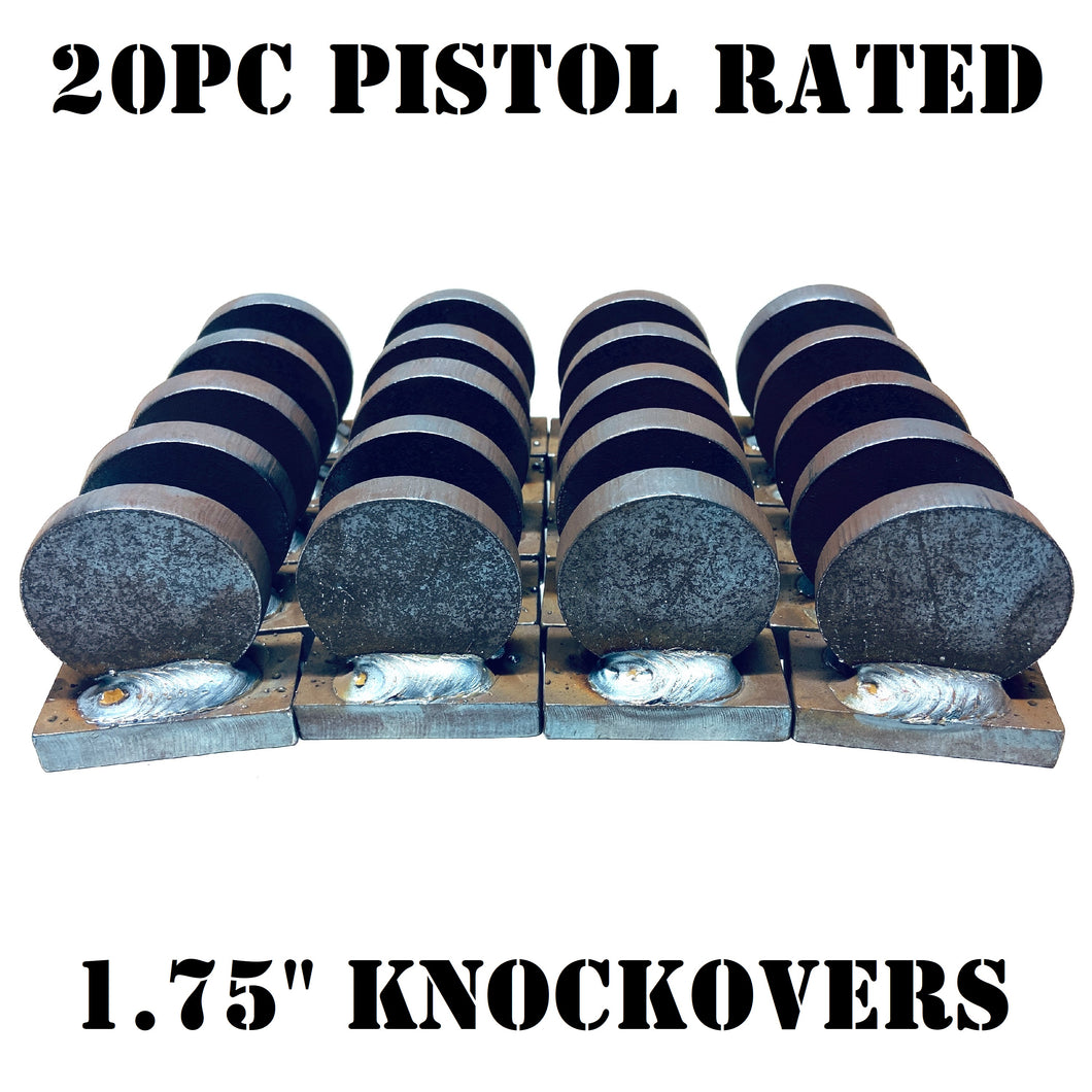 Steel Knockover Pistol Target