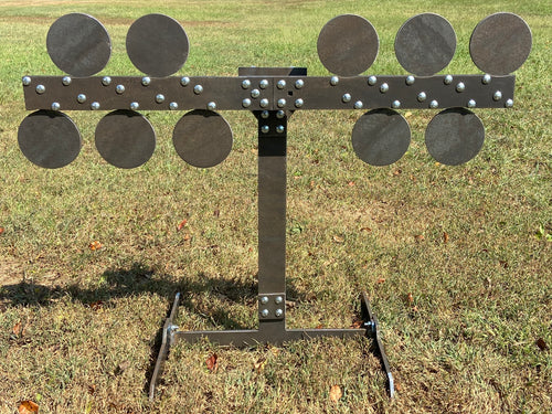 Magnum Target Steel Texas Stars & Revolving Plate Rack Targets