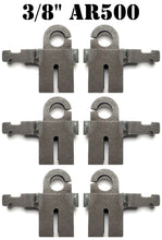 Load image into Gallery viewer, Magnum Target 3/8” AR500 Steel Shooting Target Interlocking T-Post Pipe Stand Mounts for 1&quot; Pipe or 3/4&quot; EMT Conduit - 2, 4, or 6pc
