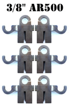 Load image into Gallery viewer, Magnum Target 3/8” AR500 Steel Shooting Target T-Post Pipe Stand Mounts for 1&quot; Pipe or 3/4&quot; EMT Conduit - 2, 4, or 6pc
