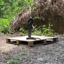 Load and play video in Gallery viewer, 22&quot;x8&quot; 3/8&quot; AR500 Steel Reactive IPSC Mini Classic Popper Metal Shooting Target w/ Ground Stand (GTMCP8x22AR500)
