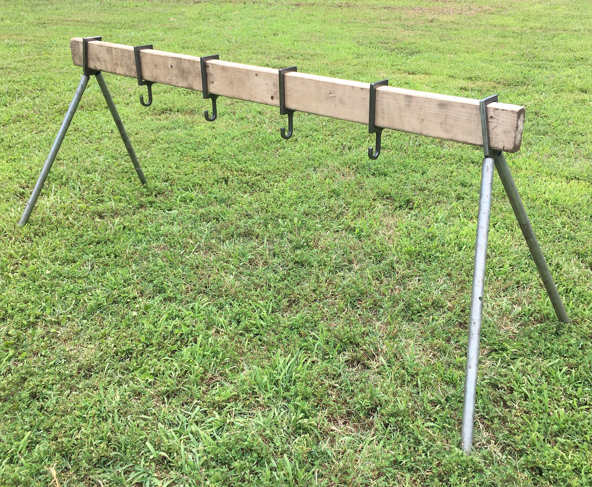 Heavy Duty 2x4 Target Stand Brackets - Set Of 2 Steel Mounts For Shooting Range